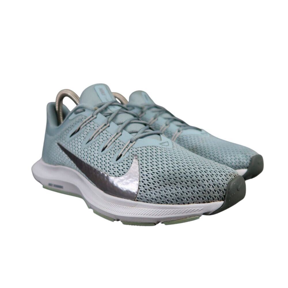 Nike Shoes Womens 6 Athletic Trainers Quest 2 Running Active Comfort Blue Grey